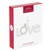 Hallmark Keepsake Christmas ornament packaging with 'Our Engagement' design on a white background