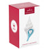 Hallmark 2026
 Christmas ornament packaging with a white and blue ornament inside.