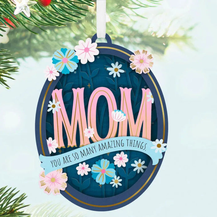 Hallmark : 2026 Keepsake  Amazing Mom Papercraft Ornament (20)