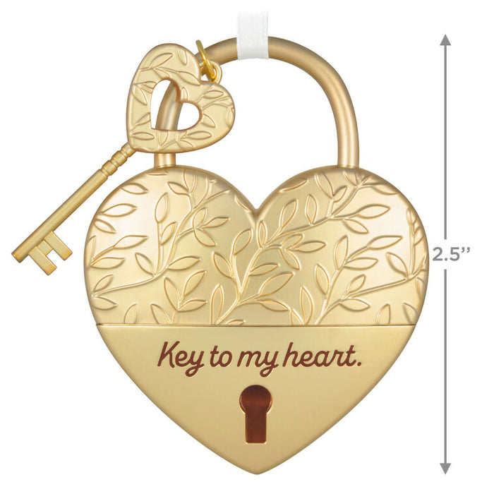 Hallmark : 2025 Keepsake Key to My Heart Metal Ornament (202) at Annie's Hallmark