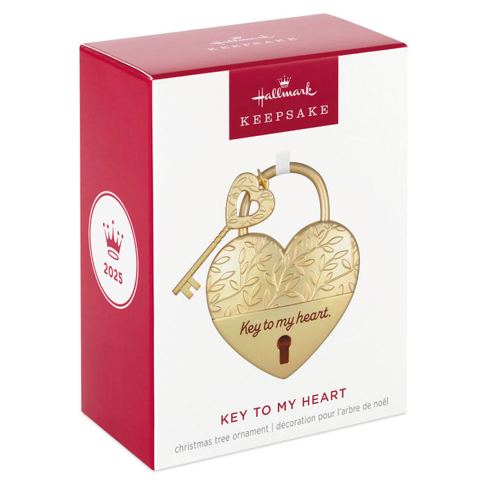 Hallmark : 2025 Keepsake Key to My Heart Metal Ornament (202) at Annie's Hallmark
