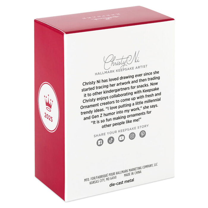 Hallmark : 2025 Keepsake Key to My Heart Metal Ornament (202) at Annie's Hallmark