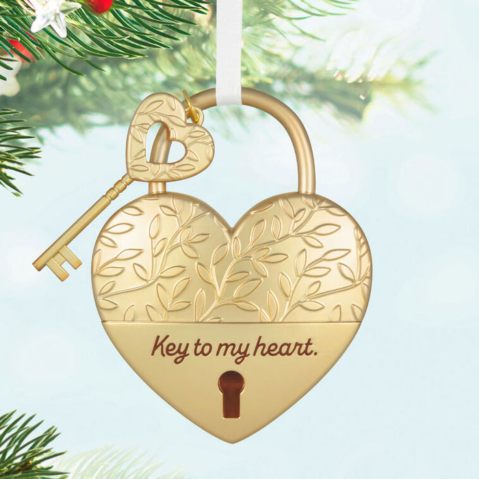 Hallmark : 2025 Keepsake Key to My Heart Metal Ornament (202) at Annie's Hallmark