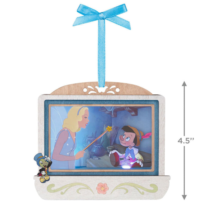 Hallmark : 2025 Keepsake Disney Pinocchio 85th Anniversary Geppetto’s Wish Come True Papercraft Ornament With Light (142) at Annie's Hallmark