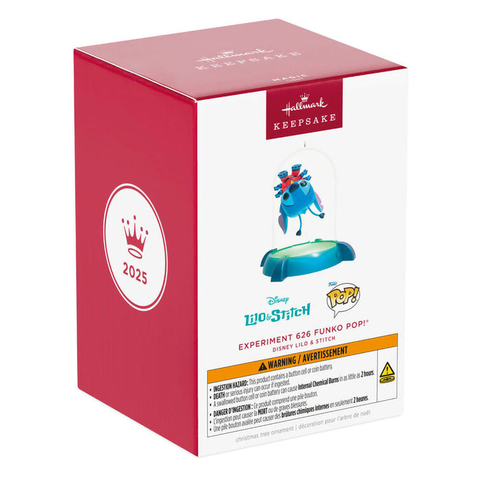 Hallmark : 2025 Keepsake Disney Lilo & Stitch Experiment 626 Funko POP!® Ornament With Light (113) at Annie's Hallmark