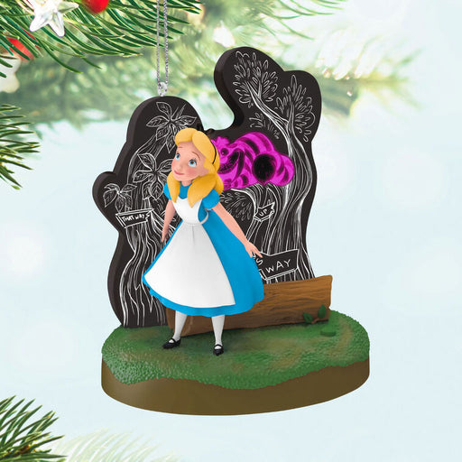 Hallmark : 2025 Keepsake Disney Alice in Wonderland and the Cheshire Cat Ornament With Light (29) at Annie's Hallmark