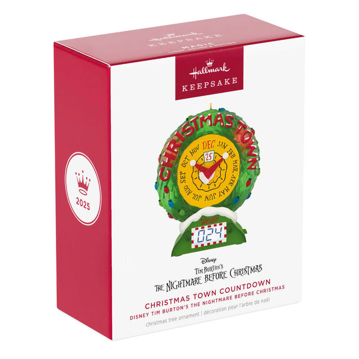 Hallmark : 2025 Keepsake Disney Tim Burton's The Nightmare Before Christmas Christmas Town Countdown Musical Ornament With Light and Motion (78) at Annie's Hallmark