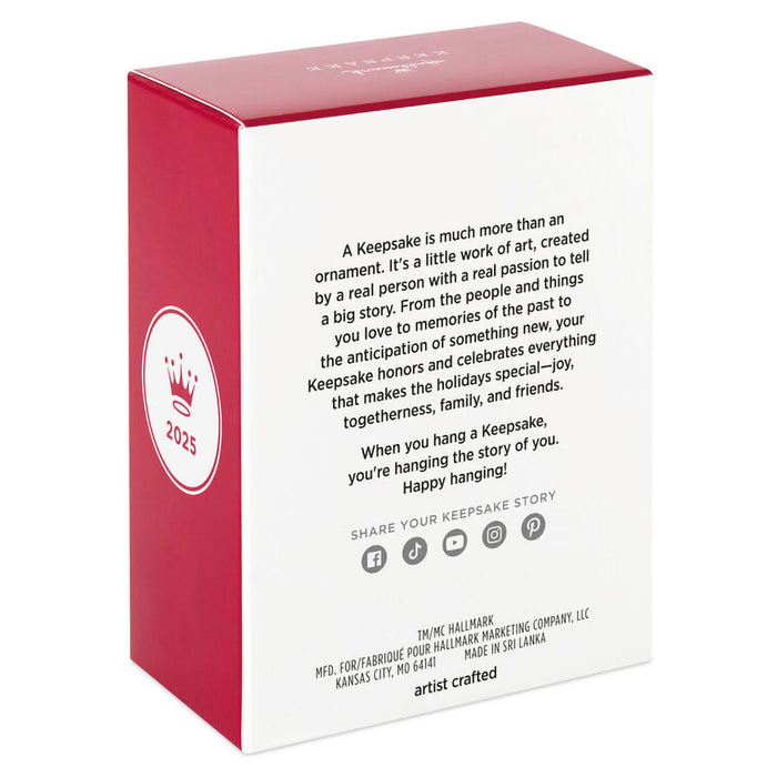 Hallmark : 2025 Keepsake Disney Mickey and Minnie Sweater-Sharing Sweethearts Ornament (329) at Annie's Hallmark