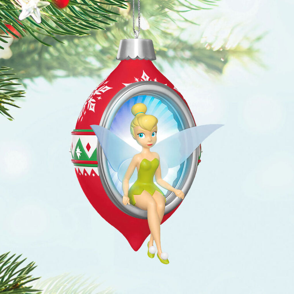Hallmark : 2025 Keepsake Disney Tinker Bell Trimming the Tree With
