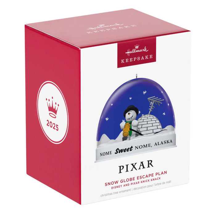 Hallmark : 2025 Keepsake Pixar Snowman in Snow Globe Keepsake Ornament (311) at Annie's Hallmark