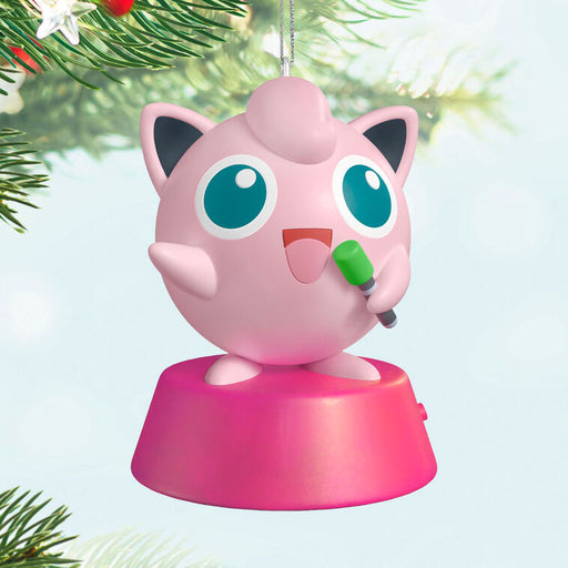 Hallmark : 2025 Keepsake Pokémon Singing Jigglypuff Ornament With Sound (302) at Annie's Hallmark
