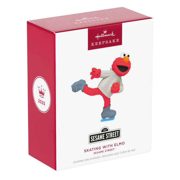Hallmark : 2025 Keepsake Sesame Street® Skating With Elmo Ornament (304) at Annie's Hallmark