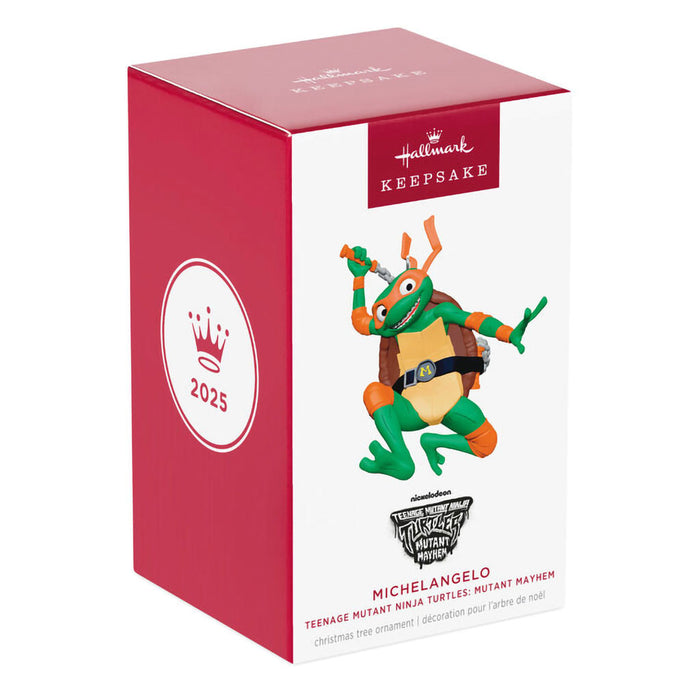 Hallmark : 2025 Keepsake Teenage Mutant Ninja Turtles: Mutant Mayhem Michelangelo Ornament (233) at Annie's Hallmark
