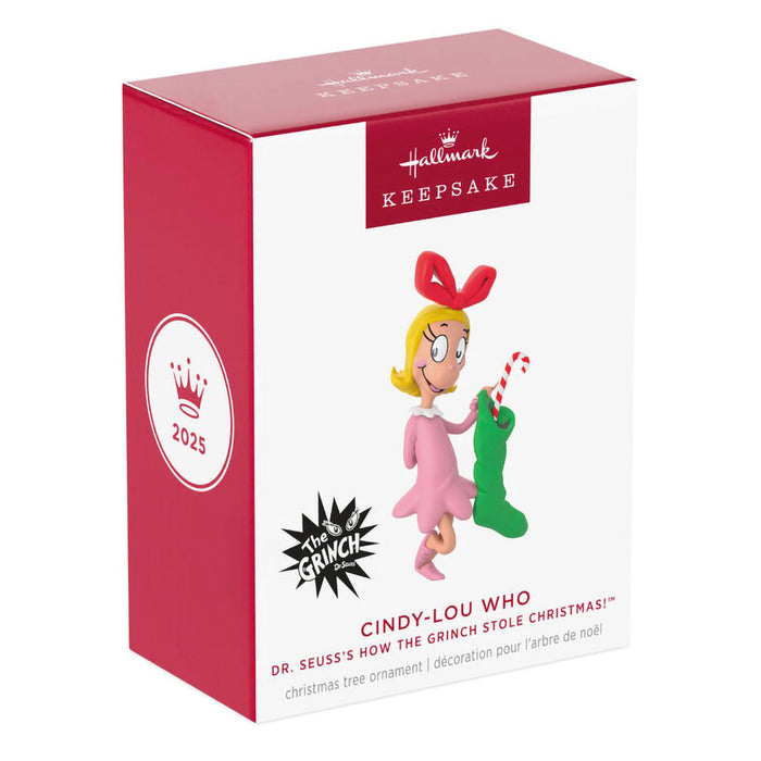 Hallmark : 2025 Keepsake Dr. Seuss's How the Grinch Stole Christmas!™ Cindy-Lou Who Ornament (80) at Annie's Hallmark