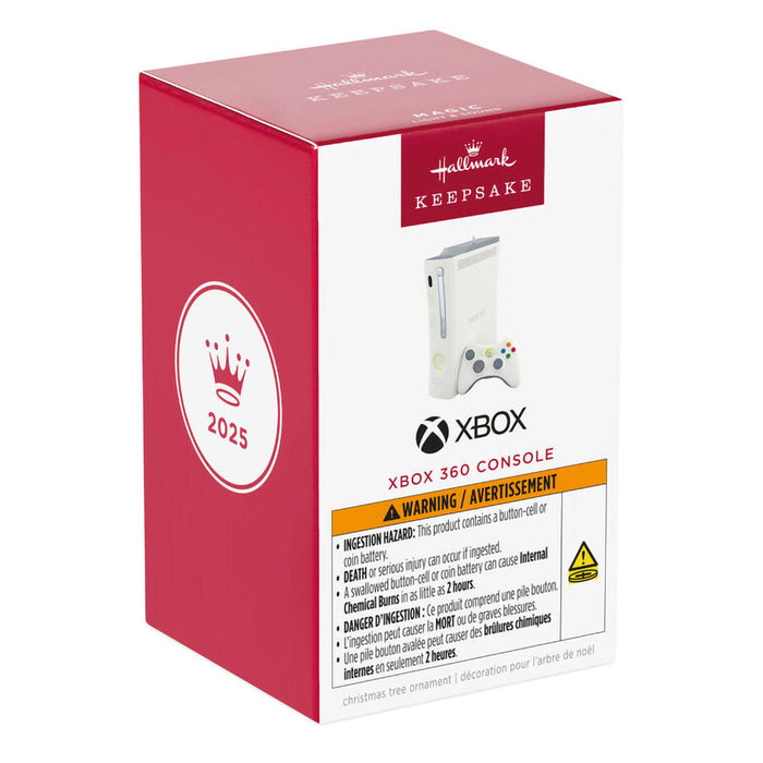 Hallmark : 2025 Keepsake Xbox 360 Console Ornament With Light and Sound (369) at Annie's Hallmark