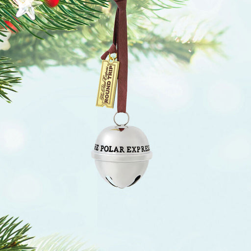 Hallmark : 2025 Keepsake The Polar Express™ Santa's Sleigh Bell 2025 Metal Ornament (292) at Annie's Hallmark