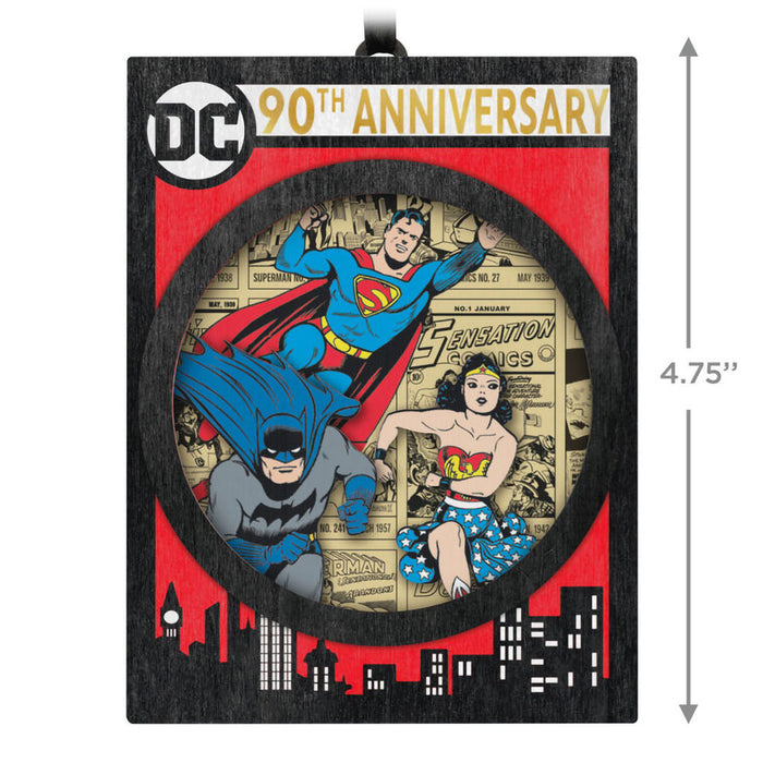 Hallmark : 2025 Keepsake DC Comics™ 90th Anniversary DC Through the Ages Papercraft Ornament (99) at Annie's Hallmark