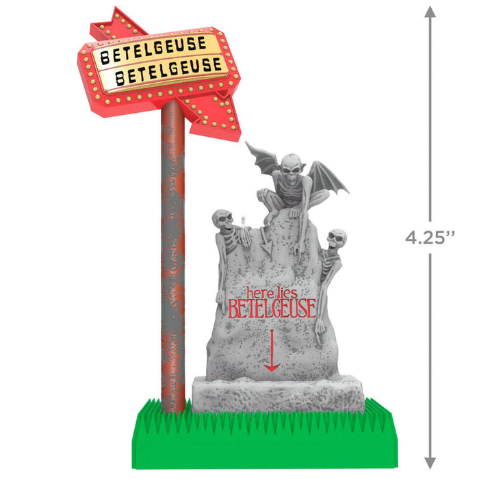 Hallmark : 2025 Keepsake Beetlejuice™ Here Lies Beetlejuice™ Ornament With Light (171) at Annie's Hallmark