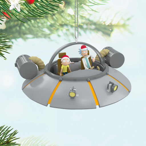 Hallmark : 2025 Keepsake Rick and Morty "Rick's Ship" Ornament (279) at Annie's Hallmark