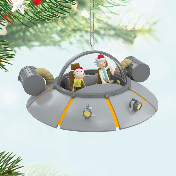 Hallmark : 2025 Keepsake Rick and Morty "Rick's Ship" Ornament (279) at Annie's Hallmark