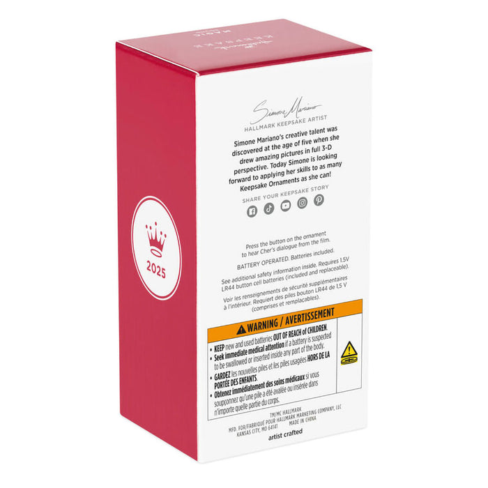 Hallmark : 2025 Keepsake Clueless Cher Horowitz Ornament With Sound (71) at Annie's Hallmark