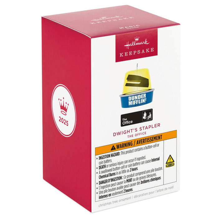 Hallmark : 2025 Keepsake The Office Dwight's Stapler Ornament With Sound (107) at Annie's Hallmark