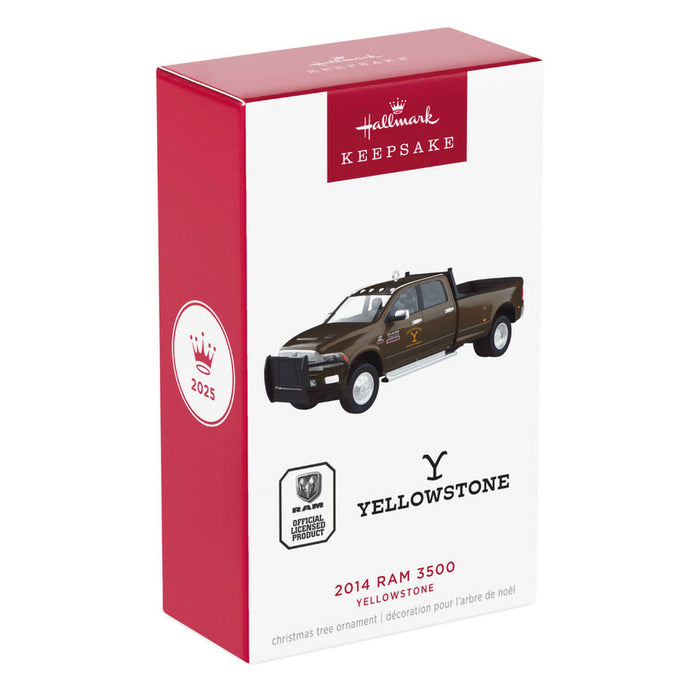Hallmark : 2025 Keepsake Yellowstone 2014 Ram 3500 2025 Ornament (7) at Annie's Hallmark