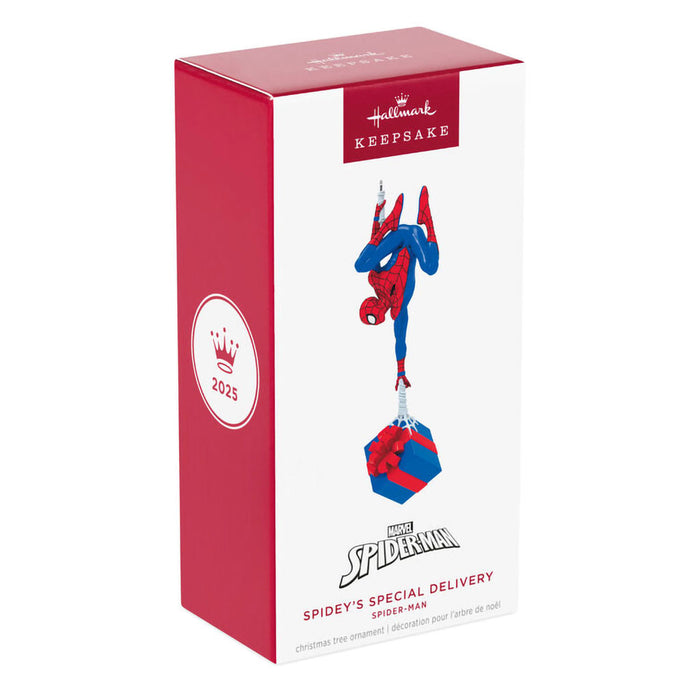 Hallmark : 2025 Keepsake Marvel Spider-Man Spidey's Special Delivery Ornament (317) at Annie's Hallmark