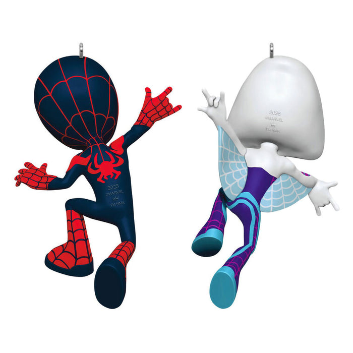 Hallmark : 2025 Keepsake Marvel Spidey and His Amazing Friends Spin and Ghost-Spider Ornaments, Set of 2 (318) at Annie's Hallmark