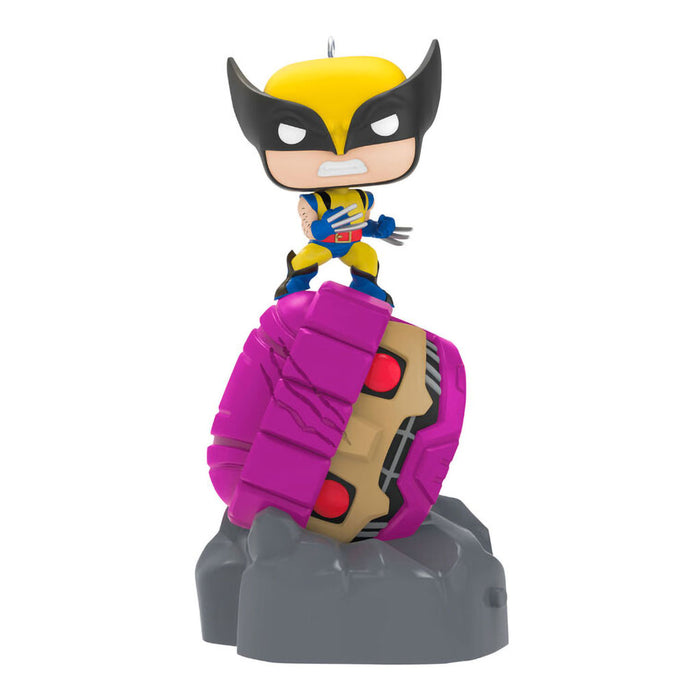 Hallmark : 2025 Keepsake Marvel X-Men Wolverine Defeats Sentinel Funko POP!® Ornament With Light (367) at Annie's Hallmark