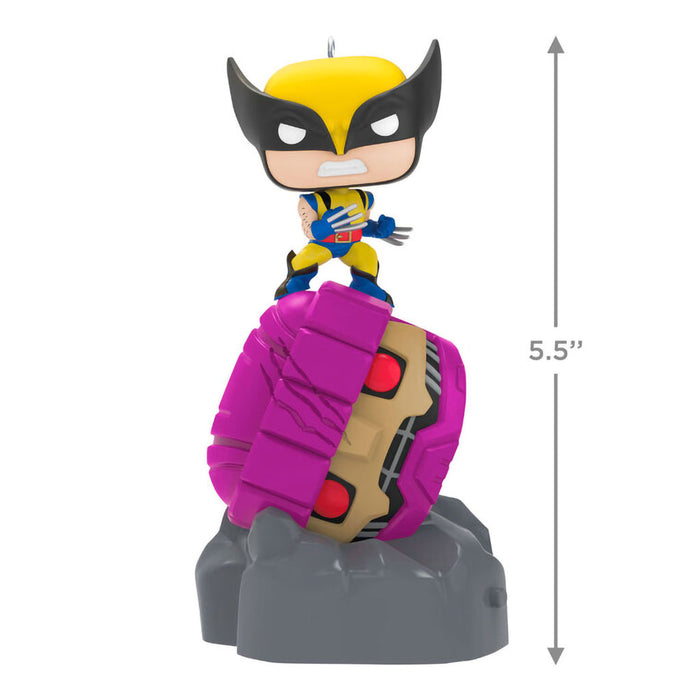 Hallmark : 2025 Keepsake Marvel X-Men Wolverine Defeats Sentinel Funko POP!® Ornament With Light (367) at Annie's Hallmark