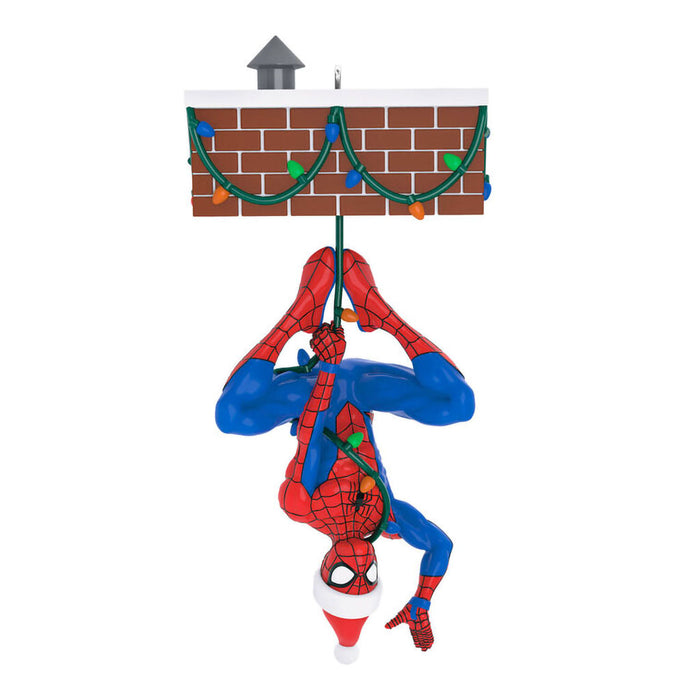 Hallmark : 2025 Keepsake Marvel Spider-Man Peekbuster Ornament With Motion-Activated Sound (316) at Annie's Hallmark