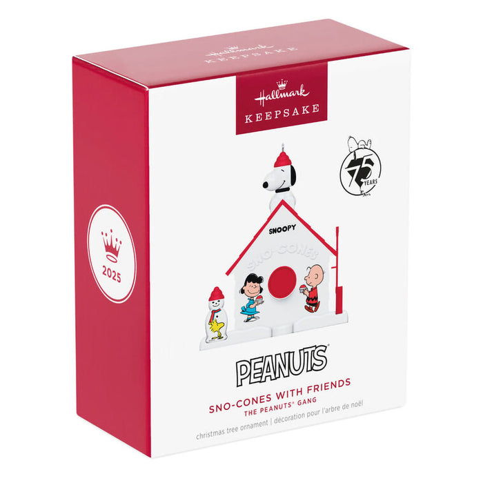 Hallmark : 2025 Keepsake The Peanuts® Gang 75th Anniversary Sno-Cones With Friends Ornament (307) at Annie's Hallmark