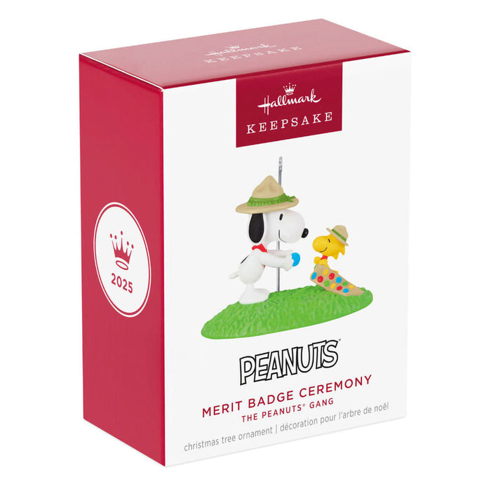 Hallmark : 2025 Keepsake The Peanuts® Gang Merit Badge Ceremony Ornament (226) at Annie's Hallmark
