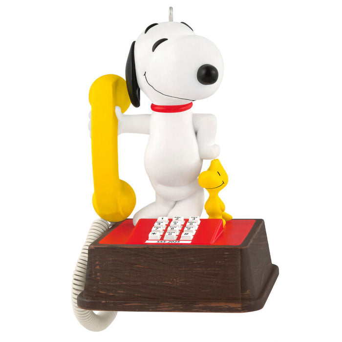 Hallmark : 2025 Keepsake Peanuts® 75th Anniversary Hello, Snoopy! Ornament With Sound (167) at Annie's Hallmark