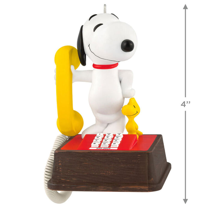 Hallmark : 2025 Keepsake Peanuts® 75th Anniversary Hello, Snoopy! Ornament With Sound (167) at Annie's Hallmark
