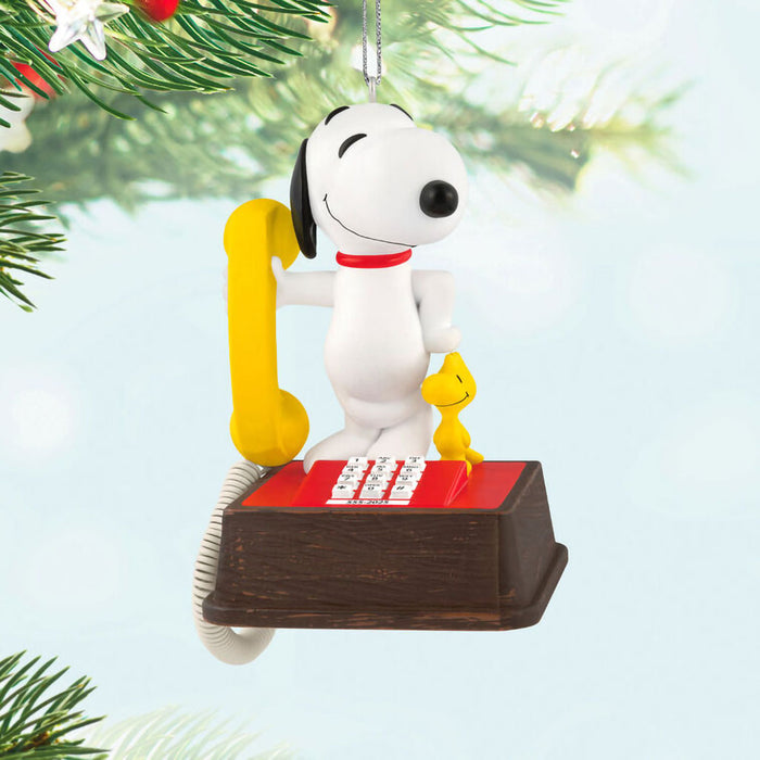 Hallmark : 2025 Keepsake Peanuts® 75th Anniversary Hello, Snoopy! Ornament With Sound (167) at Annie's Hallmark