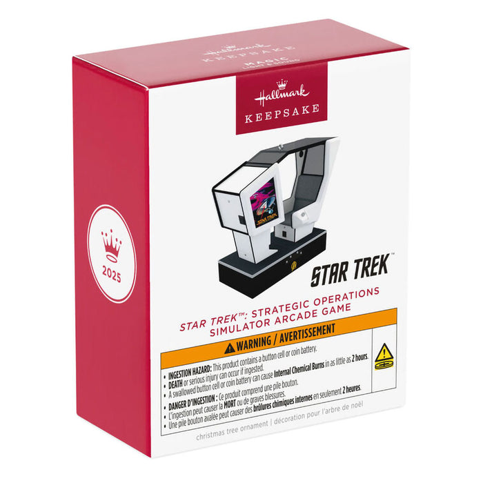 Hallmark : 2025 Keepsake Star Trek™: Strategic Operations Simulator Arcade Game Ornament With Light and Sound (320) at Annie's Hallmark