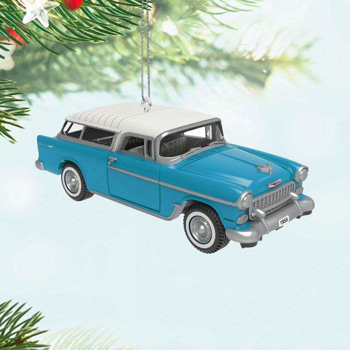 Hallmark : 2025 Keepsake Mini Lil' Classic Cars 1955 Chevrolet® Nomad® Wagon 2025 Metal Ornament, 0.75" (373) at Annie's Hallmark