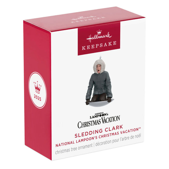 Hallmark : 2025 Keepsake Mini National Lampoon's Christmas Vacation™ Sledding Clark Ornament, 1.25" (405) at Annie's Hallmark