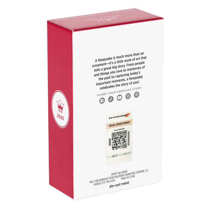 Hallmark : 2025 Keepsake Classic American Cars 1969 Dodge Super Bee Six Pack 2025 Metal Ornament (3) at Annie's Hallmark