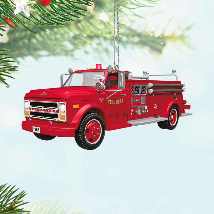 Hallmark : 2025 Keepsake Fire Brigade 1968 Chevrolet® Fire Engine 2025 Ornament With Light (2) at Annie's Hallmark