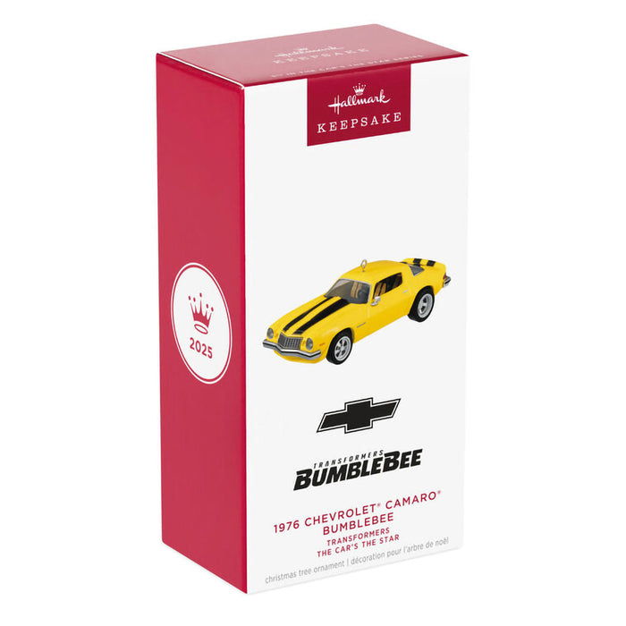 Hallmark : 2025 Keepsake The Car's the Star Transformers 1976 Chevrolet® Camaro® Bumblebee Metal Ornament (4) at Annie's Hallmark