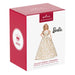 Hallmark Keepsake Barbie Holiday Ornament packaging with Barbie doll image on a white background