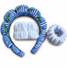 Simply Southern brings you the Spa Blue Headband & Wristband Face Cleaning Set a soft, stylish skincare essential designed to make your daily face-washing routine feel like a spa experience.