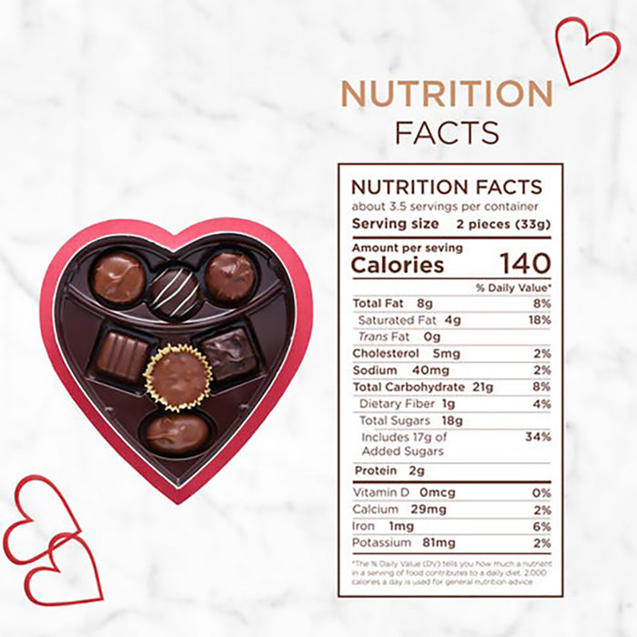 Russell Stover : Assorted Chocolates Tween Heart Box, 4.03 oz.