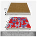 Celebrate American pride with the Highland Americana Bows Single Tumbled Tile Coaster.