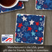 Perfect for everyday use, patriotic holidays, or entertaining guests, it blends durability with classic Americana style.