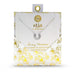 This necklace serves as a beautiful reminder that good things are always around the corner.