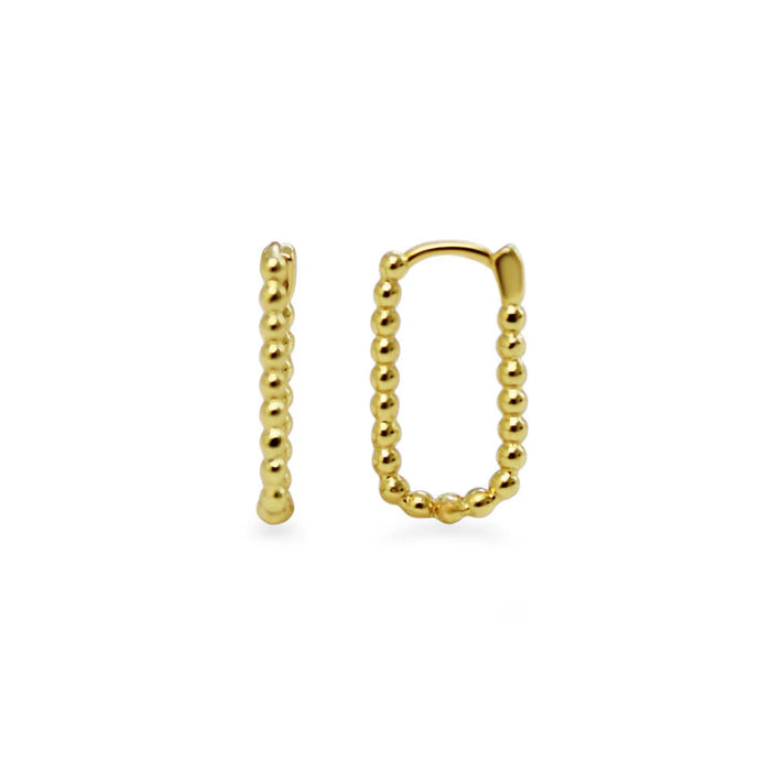 Lovable & huggable! These huggie earrings are the perfect edition to your collection. They are lightweight and easy to wear. 